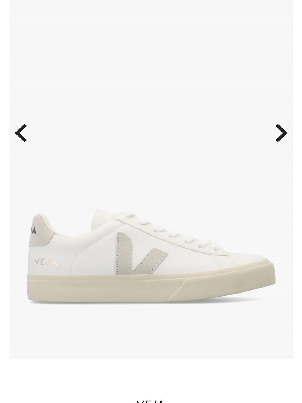 Veja Campo Chromefree Leather Extra White Natural Trainers